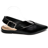 SHOES Amance Damen Slingpumps Ballerinaser 9705 Restudsalg Black