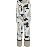 b.young B.YOUNG Damen Hose BYFAVIA Pant Humus Blocks