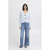 b.young B.YOUNG Damen Strickjacke BXOMEA Cardigan Cashmere Blue MELANGE
