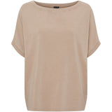 Black Colour BLACK COLOUR DAMEN T-Shirt BCZELDA T-shirt Caramel