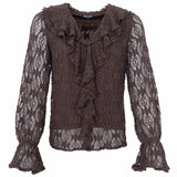 Black Colour BLACK COLOUR Damen Bluse BCAISHA Blouse Coffee