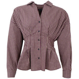 Black Colour BLACK COLOUR Damen Hemd BCCAMPBELL Shirt Plum