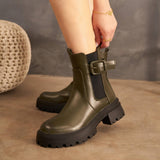 SHOES Damen Stiefel 5622 Restudsalg Green