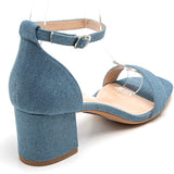 SHOES Edera Damen High Heels 6894 Restudsalg Jeans