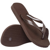 HAVAIANAS Havaianas Flip-Flops Top-Riemen Shoes Dark Brown