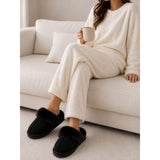 SHOES Juno Hausschuhe SG-2 Indoor Slippers Black