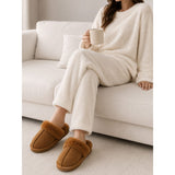 SHOES Juno Hausschuhe SG-2 Indoor Slippers Camel