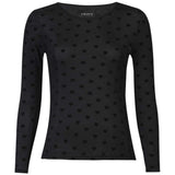 Liberté LIBERTÈ Damen Mesh LS Blouse BLACK HEART
