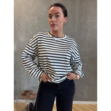 LULULIA LULULIA Damen Bluse LuOlivia 58935LU LS Tee Black