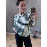 LULULIA LULULIA Damen Bluse LuOlivia 58935LU LS Tee Black