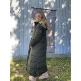 LULULIA LULULIA Damen Helene Lange Daunenjacke Restudsalg Rosin