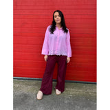 LULULIA LULULIA Damen Hosen LuChloe 62671/1 Pant Vino