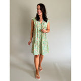 LULULIA Lululia Damen Kleid LuMonica 7124 Restudsalg Aqua6632tpf