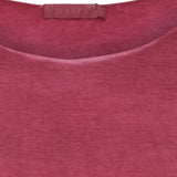 MARTA DU CHATEAU Marta Du Chateau Damen Bluse 11297 T-shirt long sleeves Bordeaux