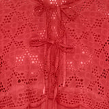 MARTA DU CHATEAU Marta Du Chateau Damen Bluse MdcAurora Restudsalg Rosso Cold Wash