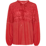 MARTA DU CHATEAU Marta Du Chateau Damen Bluse MdcAurora Restudsalg Rosso Cold Wash
