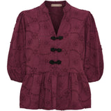 MARTA DU CHATEAU Marta Du Chateau Damen Bluse MdcSafiya Blouse Bordeaux