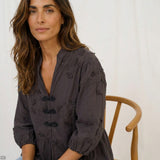 MARTA DU CHATEAU Marta Du Chateau Damen Bluse MdcSafiya Blouse Castagno