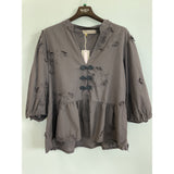 MARTA DU CHATEAU Marta Du Chateau Damen Bluse MdcSafiya Blouse Castagno