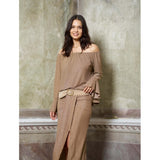 MARTA DU CHATEAU Marta Du Chateau Damen Bluse mdcAlexandra 6139 Blouse Camello