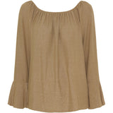MARTA DU CHATEAU Marta Du Chateau Damen Bluse mdcAlexandra 6139 Blouse Camello
