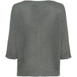 MARTA DU CHATEAU Marta Du Chateau Damen Strickjacke 7010 Knit GreyMelange2002