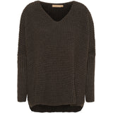 MARTA DU CHATEAU Marta Du Chateau Damen Strickjacke MdcMille 18236 Restudsalg Fango