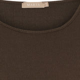 MARTA DU CHATEAU Marta Du Chateau Langarm t-shirt MdcIngrid 4906 LS Tee Solid Moro