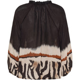 MARTA DU CHATEAU Marta du Chateau Damen Bluse MdcBelladonna 003 Restudsalg Nero