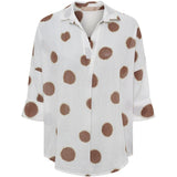 MARTA DU CHATEAU Marta du Chateau Damen Bluse MdcRiva 851928 Blouse Brown