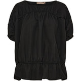 MARTA DU CHATEAU Marta du Chateau Damen Bluse MdcSaffron 258685 Blouse Nero