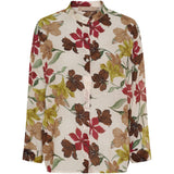MARTA DU CHATEAU Marta du Chateau Damen Hemd MdcLotus 258920 Restudsalg Beige Flower