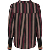 MARTA DU CHATEAU Marta du Chateau Damen Hemd MdcPeyton 25161 Shirt Black/Bordeaux1