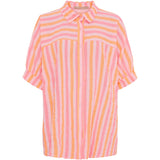 MARTA DU CHATEAU Marta du Chateau Damen Hemd MdcVirginia 7345 Shirt Fuxia Stripe