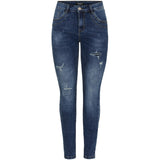 MARTA DU CHATEAU Marta du Chateau Damen Jeans MdcCamila Mdc179-26167 Restudsalg Dark Blue Denim