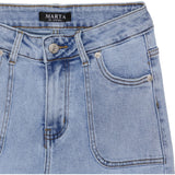 MARTA DU CHATEAU Marta du Chateau Damen Jeans MdcPhilomene MDC197-806 Restudsalg Denim