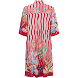 MARTA DU CHATEAU Marta du Chateau Damen Kleid MdcFlorielle 269202 Dress Red Sea