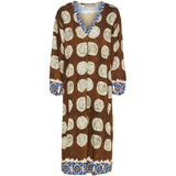 MARTA DU CHATEAU Marta du Chateau Damen Kleid MdcViviene 6570 Restudsalg MarroneHC0034