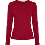 MARTA DU CHATEAU Marta du Chateau Damen Langarm T-Shirt 38915M LS Tee Bordeaux