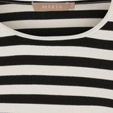 MARTA DU CHATEAU Marta du Chateau Damen Langarm T-Shirt MdcBegonia 7702 LS Tee Black