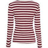 MARTA DU CHATEAU Marta du Chateau Damen Langarm T-Shirt MdcBegonia 7702 LS Tee Bordeaux