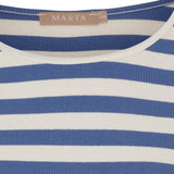 MARTA DU CHATEAU Marta du Chateau Damen Langarm T-Shirt MdcBegonia 7702 LS Tee Fiordo