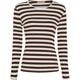 MARTA DU CHATEAU Marta du Chateau Damen Langarm T-Shirt MdcBegonia 7702 LS Tee Moro