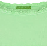 MARTA DU CHATEAU Marta du Chateau Damen Langarm T-Shirt MdcBelinda 24160 Restudsalg Green Neo