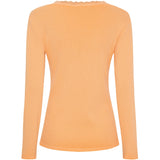 MARTA DU CHATEAU Marta du Chateau Damen Langarm T-Shirt MdcCalista 2500 Restudsalg Arancio