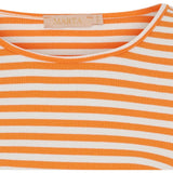MARTA DU CHATEAU Marta du Chateau Damen Langarm T-Shirt MdcJosiane 49066 LS Tee Arancio/Greggio