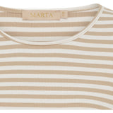 MARTA DU CHATEAU Marta du Chateau Damen Langarm T-Shirt MdcJosiane 49066 LS Tee Beige/greggio
