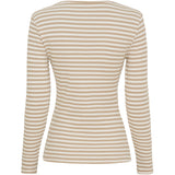 MARTA DU CHATEAU Marta du Chateau Damen Langarm T-Shirt MdcJosiane 49066 LS Tee Beige/greggio