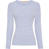 MARTA DU CHATEAU Marta du Chateau Damen Langarm T-Shirt MdcJosiane 49066 LS Tee Celeste/greggio