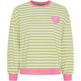 MARTA DU CHATEAU Marta du Chateau Damen Langarm T-Shirt MdcVilda 58903 LS Tee Green/Baby